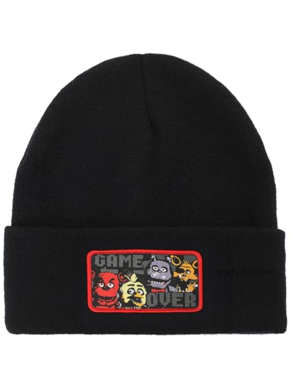 FNAF Game Over Knit Beanie Cap Acrylic Warm Winter Hat